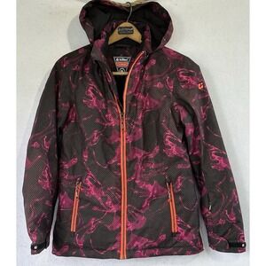Killtec Kid's Ski Snowboard Jacket Colorful Hooded Sz 14 Winter